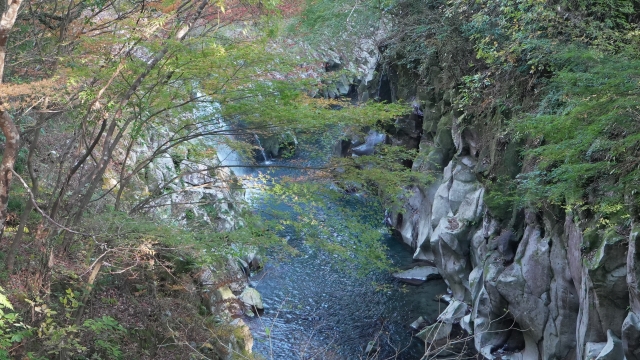 三股町の長田峡